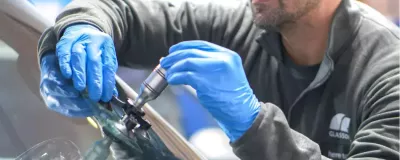Reparación del parabrisas del coche