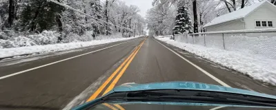 Preparación antes de conducir con nieve